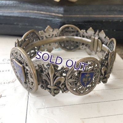 画像4: フルールドリスとジャンヌダルク紋章のバングル