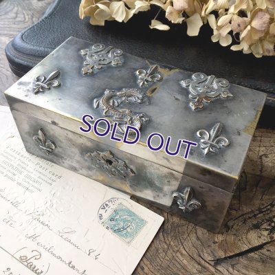 画像10: フルールドリスとサラマンダー紋章のジュエリーボックス（鍵付）