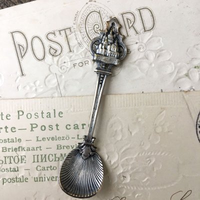 画像9: フランスモチーフのソルトスプーン