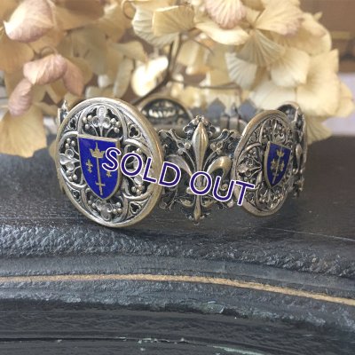 画像13: フルールドリスとジャンヌダルク紋章のバングル