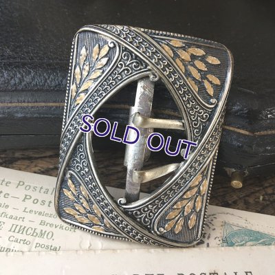 画像9: 月桂樹の葉 アールデコ様式のバックル