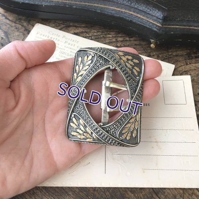 画像8: 月桂樹の葉 アールデコ様式のバックル