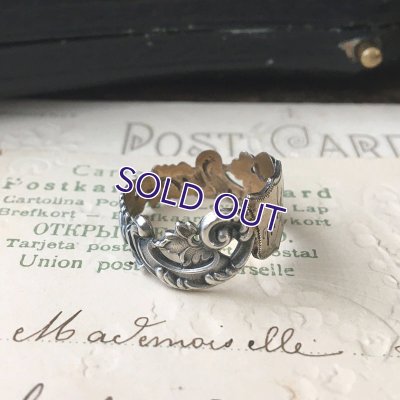 画像8: 「VICHY」ロカイユ装飾のシルバーリング