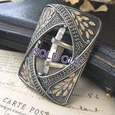 画像3: 月桂樹の葉 アールデコ様式のバックル