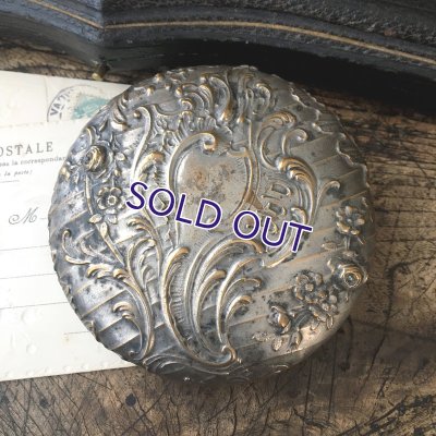 画像7: 王冠鷲とロカイユ装飾のパウダーケース