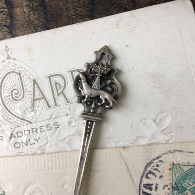 画像14: フランスモチーフのソルトスプーン