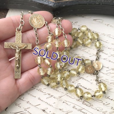 画像14: ウランガラスのヴェルメイユロザリオ