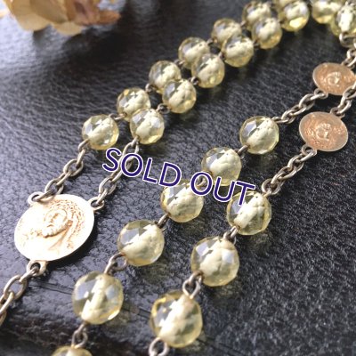 画像8: ウランガラスのヴェルメイユロザリオ