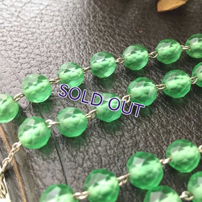 画像6: グリーンウランガラスロザリオ