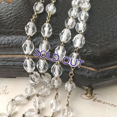 画像6: クリスタルガラスのヴェルメイユロザリオ