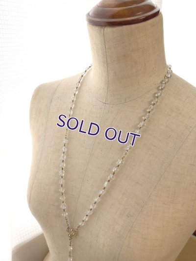 画像12: クリスタルガラスのヴェルメイユロザリオ