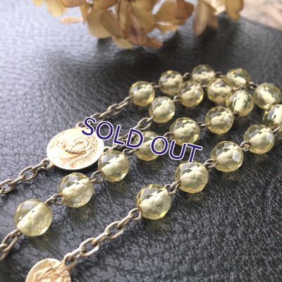 画像7: ウランガラスのヴェルメイユロザリオ