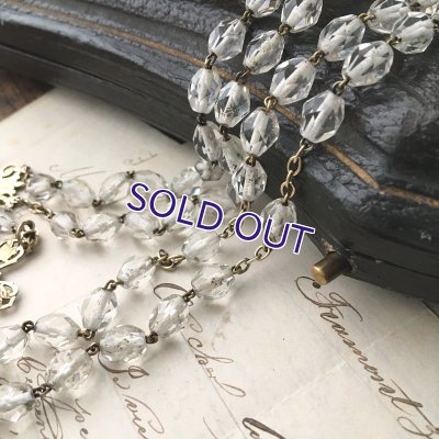 画像5: クリスタルガラスのヴェルメイユロザリオ