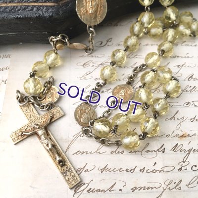 画像11: ウランガラスのヴェルメイユロザリオ