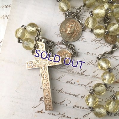 画像10: ウランガラスのヴェルメイユロザリオ