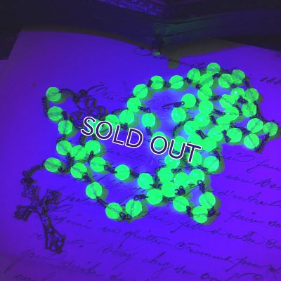 画像11: ウランガラスのロザリオI