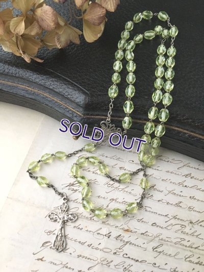 画像11: ウランガラスのロザリオJ