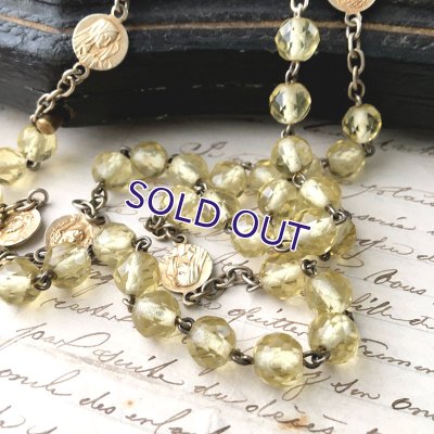 画像6: ウランガラスのヴェルメイユロザリオ