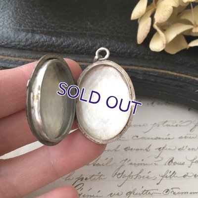 画像8: 銀製ニエロ細工のロケットペンダント