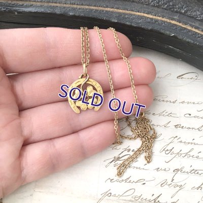 画像8: FIX ホースシューとクローバーのゴールドペンダント