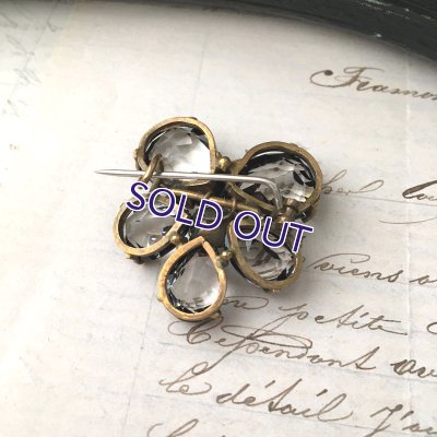 画像7: ベルリンガラスのスミレブローチ