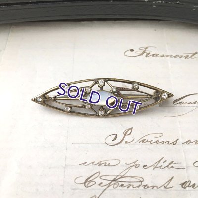 画像4: オパールセントガラスのブローチ