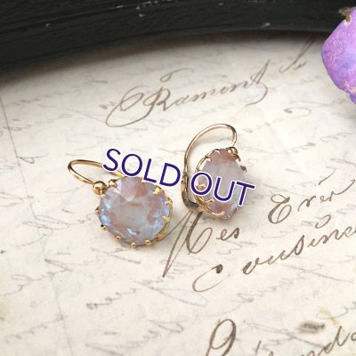 画像4: 18金 クッションカットサフィレットイヤリング