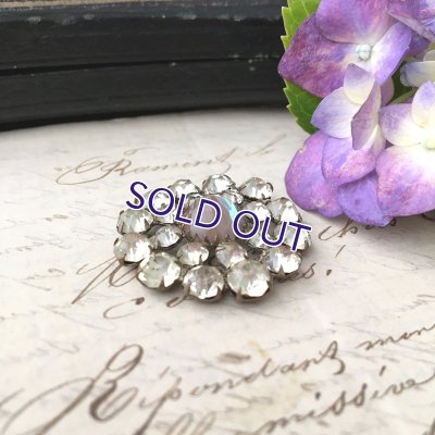 画像4: ローズカットサフィレットとクリアガラスのパーツ