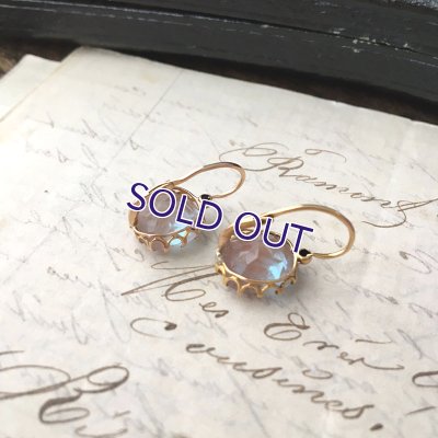 画像9: 18金 クッションカットサフィレットイヤリング