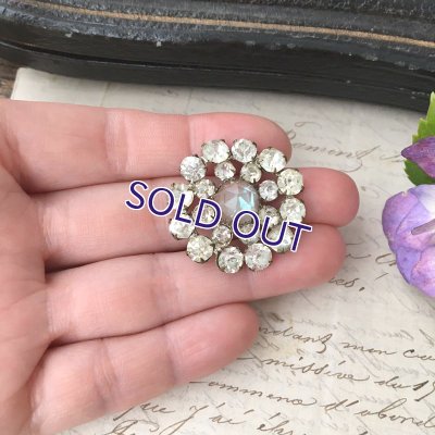 画像10: ローズカットサフィレットとクリアガラスのパーツ