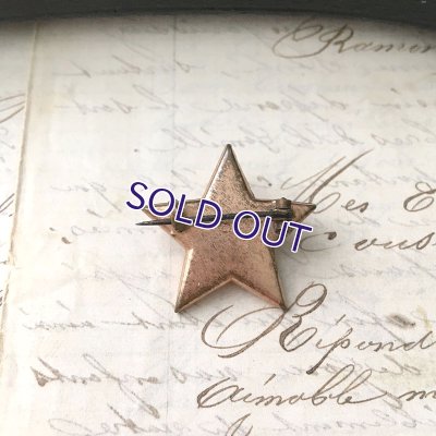 画像5: 一粒スターのゴールドブローチ