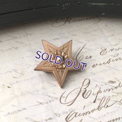 画像3: 一粒スターのゴールドブローチ