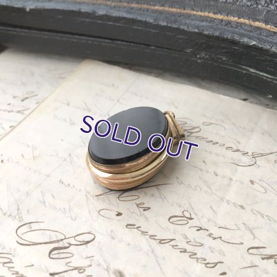 画像7: パールとフレンチジェットのモーニングロケットペンダント