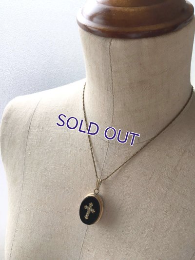 画像11: パールとフレンチジェットのモーニングロケットペンダント