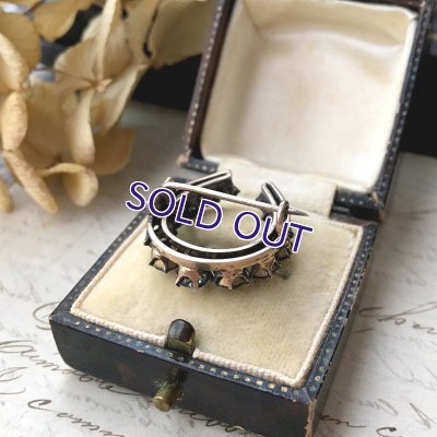 画像9: ベルリンガラスのホースシューブローチ