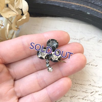 画像11: ベルリンガラスのクローバーブローチ