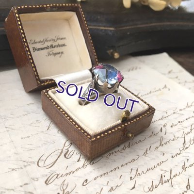 画像6: クッションカットアイリスガラスのシルバーリング