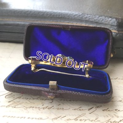 画像8: 初期アイリスガラスとスクエアガラスのバーブローチ