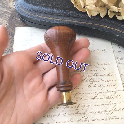 画像7: 木製ハンドル『CJ』シーリングスタンプ