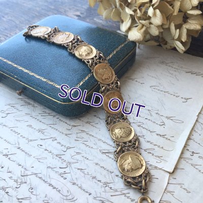 画像10: フランス王と皇帝のゴールドブレスレット