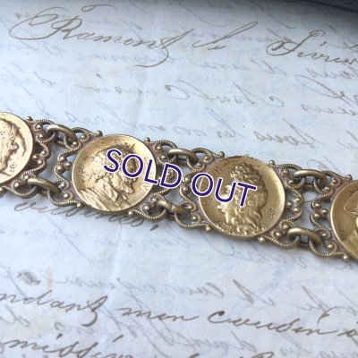 画像4: フランス王と皇帝のゴールドブレスレット
