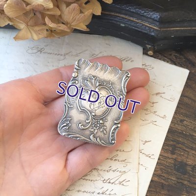 画像12: 銀製 ロカイユ文様のマッチケース