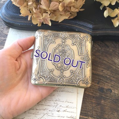 画像10: 花とアールヌーヴォー装飾のシガレットケース