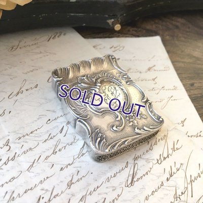 画像5: 銀製 ロカイユ文様のマッチケース