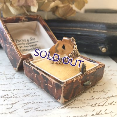 画像6: 盾とアカンサス文様のゴールドリング