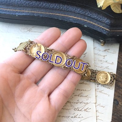 画像12: フランス王と皇帝のゴールドブレスレット