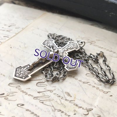 画像6: 銀製 クロスペンダントネックレス