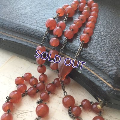 画像9: 赤瑪瑙クロスのロザリオ（ケース付）