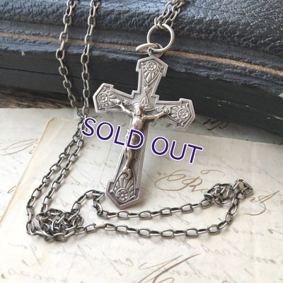 画像9: 銀製 クロスペンダントネックレス