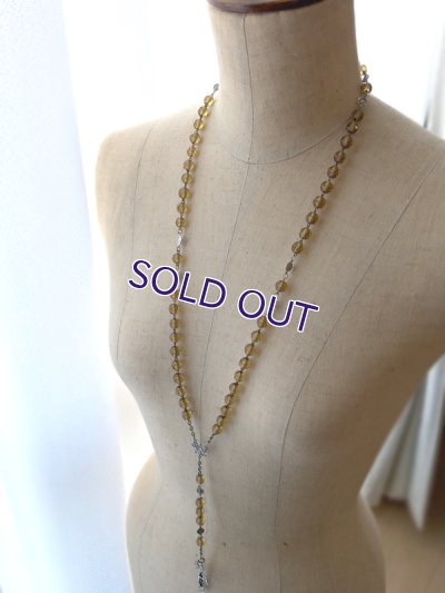 画像11: 栗色ガラスのシルバーロザリオ